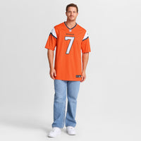 Denver Broncos John Elway Orange Team Retired Player Game Jersey