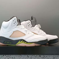 High Top Sneakers, White Pink Green Colorway, Lace Up Design, Casual Gift for Sneaker Fans