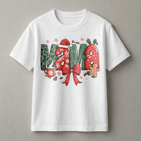 Festive Holiday Mama Shirt, Leopard Print Christmas Mama T-Shirt, Adorable Retro Mom Graphic Tee, Xmas Family Mommy T-Shirt, Present for Wife