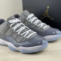 Low Top Sneakers, Gray Colorway, Lace Up Design, Casual Gift for Sneaker Fans