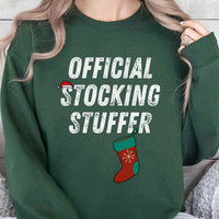 Humorous Christmas Holiday Sweatshirt, Stocking Stuffer Sweatshirt, Adorable Xmas Graphic Sweater, Winter Holiday Crewneck, Comfy Festive Pullover