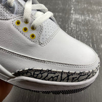 Retro Low Top Sneakers, White Yellow Purple Colorway, Lace Up Design, Casual Gift for Sneaker Fans