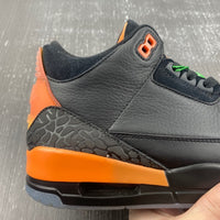 Retro Mid Top Basketball Shoes, Black Orange Colorway, Cracked Pattern, Lace Up Design, Casual Gift for Shoe Lovers