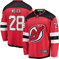 New Jersey Devils Timo Meier Red Home Breakaway Jersey