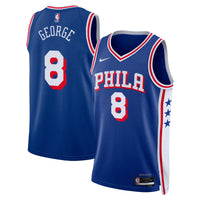 Philadelphia 76ers Icon Edition Swingman Jersey - Royal - Paul George