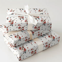 Rock Guitar Christmas Gift Wrap, Electric Guitar Santa Wrapping Paper, Musician Santa Wrapping Paper, Rocker Santa Holiday Gift Wrap Roll