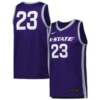 #23 Kansas State Wildcats Replica Basketball Jersey - Purple