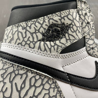 Sneakers, White Gray Colorway, Lace Up Design, Casual Gift for Sneaker Fans