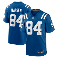 Indianapolis Colts Tyler Warren Royal Team Game Jersey