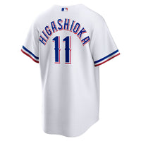 Texas Rangers Kyle Higashioka White Home Replica Jersey