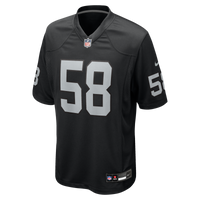 Las Vegas Raiders Jackson Powers-Johnson Black Team Game Jersey