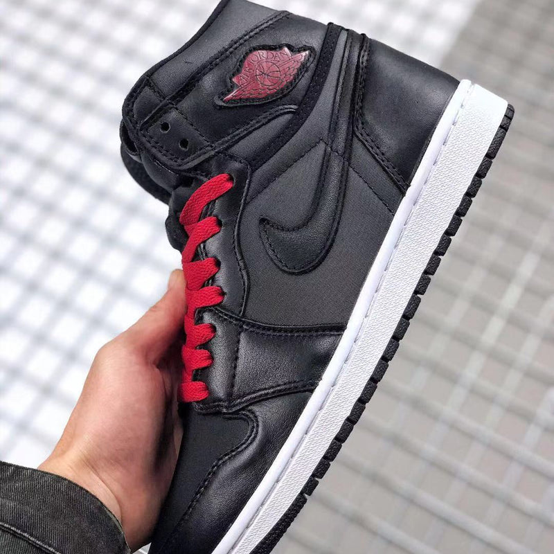 Sneakers, Black Red Colorway, Lace Up Design, Casual Gift for Sneaker Fans