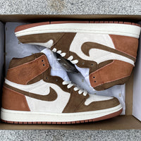 High Top Sneakers, White Brown Colorway, Lace Up Design, Casual Gift for Sneaker Fans