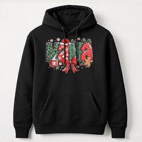Festive Holiday Mama Sweatshirt, Retro Leopard Print Christmas Mama Hoodie, Adorable Comfy Mom Hooded Pullover, Xmas Winter Mama Hoodie Present