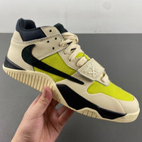 Low Top Sneakers, Green Yellow Colorway, Lace Up Design, Casual Gift for Sneaker Fans