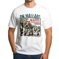 Santa Sleigh Mallard Shirt, Duck Hunting Christmas T-Shirt, Waterfowl Hunter Xmas Tee, Humorous Duck Hunting Shirt, Outdoorsman Holiday Present