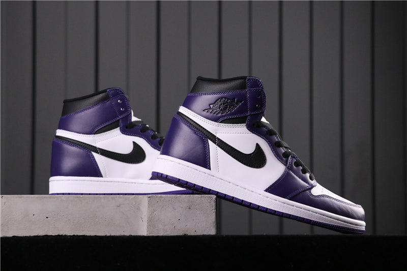 High Top Sneakers, Purple Colorway, Lace Up Design, Casual Gift for Sneaker Fans