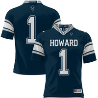 #1 Howard Bison Endzone Football Jersey - Navy
