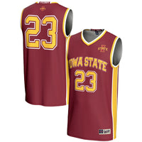 #23 Iowa State Cyclones Lightweight Basketball Jersey - Cardinal