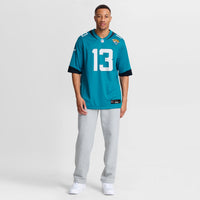 Jacksonville Jaguars Tim Jones Teal Team Game Jersey