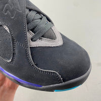 Mid Top Sneakers, Blue Black Purple Gray Colorway, Lace Up Design, Casual Gift for Sneaker Fans