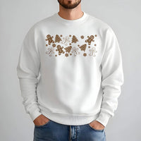 Adorable Christmas Cookie Crewneck, Gingerbread Man Sweatshirt, Holiday Baking Sweater, Retro Xmas Pullover, Festive Winter Holiday Present