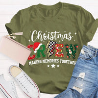Making Memories Together Holiday Shirt, Christmas Crew Shirt, Family Matching Christmas Tee, Group Holiday Graphic Shirt, Christmas Present