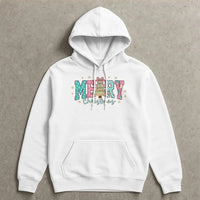 Pink Aesthetic Christmas Tree Sweatshirt, Merry Christmas Coquette Hoodie, Preppy Bow Holiday Pullover, Retro Xmas Hooded Sweater