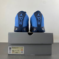 Retro Basketball Shoes, Blue Black Colorway, Lace Up Design, Casual Gift for Shoe Lovers