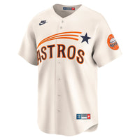 Houston Astros Cream Cooperstown Collection Limited Jersey