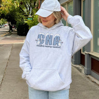 Snowman Certified Nursing Assistant Sweatshirt, CNA Christmas Hoodie, Winter Nurse Holiday Pullover Hoodie, Xmas Nursing Crew Hoodie