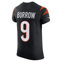 Cincinnati Bengals Joe Burrow Black Team Elite Jersey