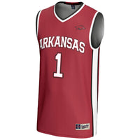 #1 Arkansas Razorbacks Lightweight Basketball Jersey - Cardinal