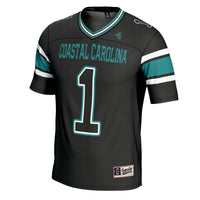 #1 Coastal Carolina Chanticleers Football Jersey - Black