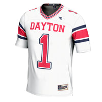 #1 Dayton Flyers Football Jersey - White