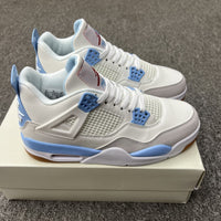 Basketball Shoes, Blue White Colorway, Lace Up Design, Casual Gift for Shoe Lovers