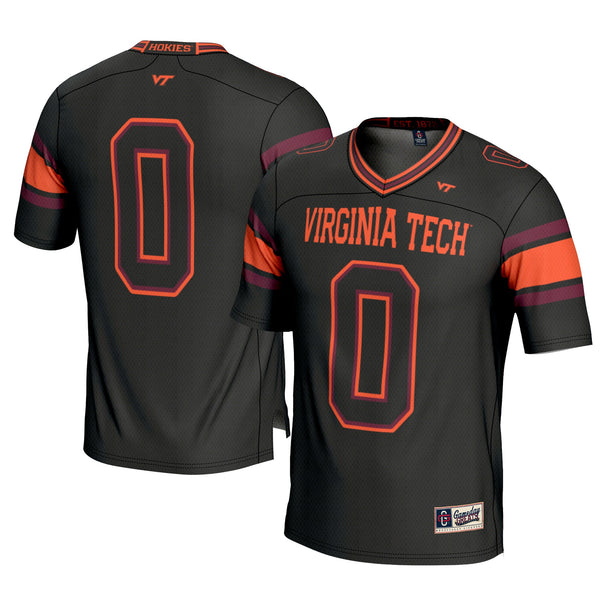 #0 Virginia Tech Hokies Football Jersey - Black