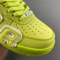 Low Top Sneakers, Neon Green Colorway, Reflective Detail, Lace Up Design, Casual Gift for Sneaker Fans