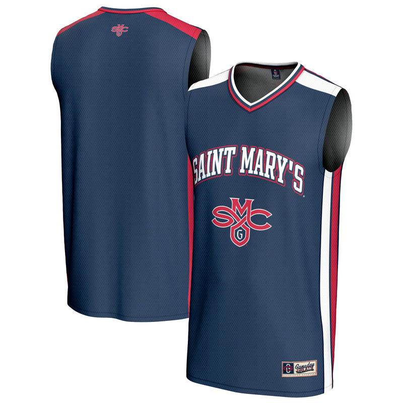 Saint Mary's Gaels Spirit Basketball Jersey - Navy