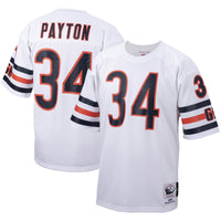 Chicago Bears 1985 Walter Payton White Authentic Throwback Retired Player Jersey