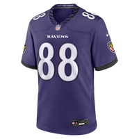 Baltimore Ravens Matthew Hibner Purple Team Game Jersey