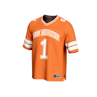 #1 Sam Houston State Bearkats Lightweight Collegiate Football Fashion Jersey - Orange