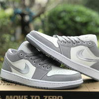 Low Top Sneakers, Gray Colorway, Lace Up Design, Casual Gift for Sneaker Fans