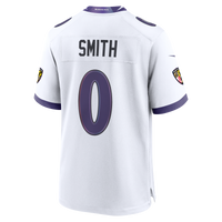 Baltimore Ravens Roquan Smith White Game Jersey