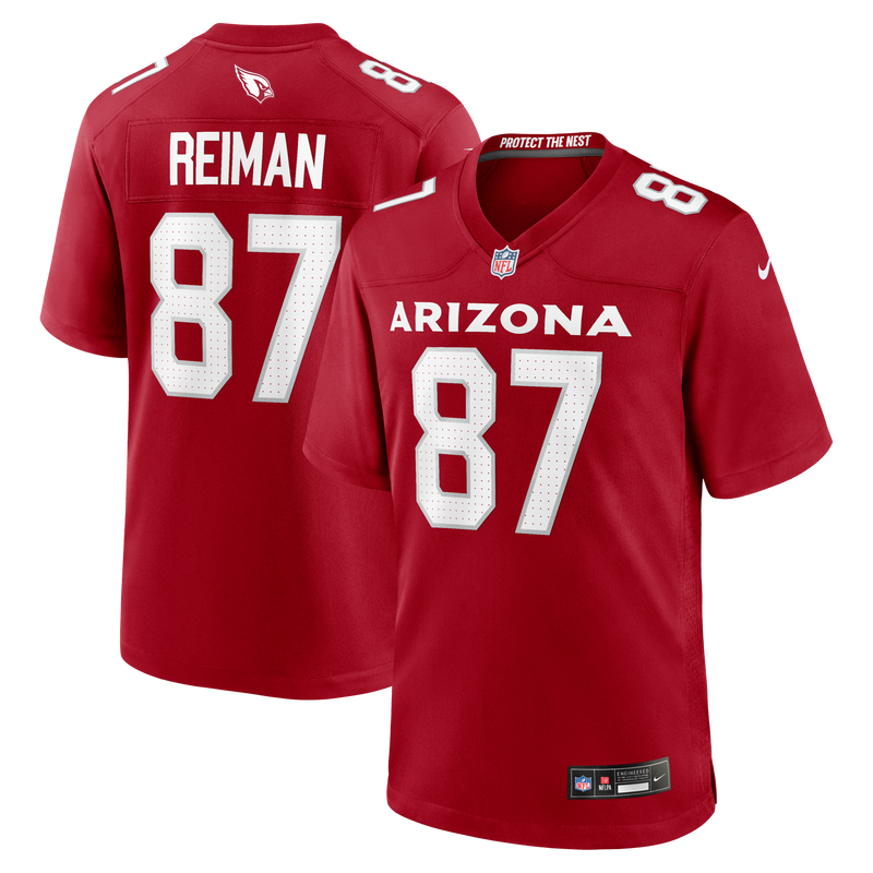 Arizona Cardinals Tip Reiman Cardinal Team Game Jersey