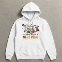 Intensive Care Unit Holiday Hoodie, ICU Nurse Christmas Hoodie, Humorous Medical Nursing Xmas Hoodie, Hospital Staff Graphic Sweatshirt