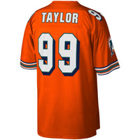 Miami Dolphins Jason Taylor Orange Big & Tall 2004 Retired Player Replica Jersey