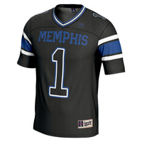 #1 Memphis Tigers Endzone Football Jersey - Black