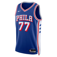 Philadelphia 76ers Icon Edition Swingman Jersey - Royal - VJ Edgecombe