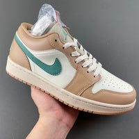 Low Top Sneakers, White Green Colorway, Lace Up Design, Casual Gift for Sneaker Fans